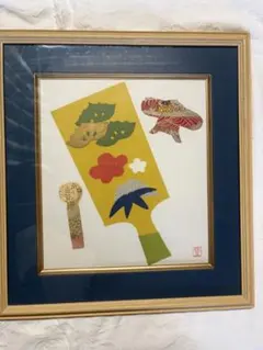 藤ちょこ 四季織りの着物 特殊印刷アート B4 藤色巡り 絵師 原画