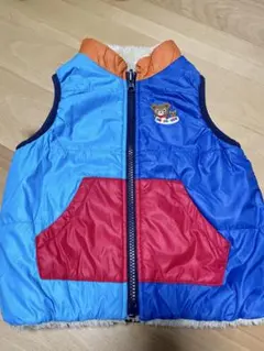 ミキハウス　ベスト　リバーシブル