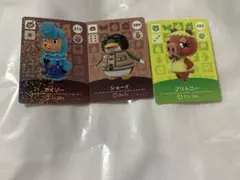 どうぶつの森　アミーボカード　３枚セット