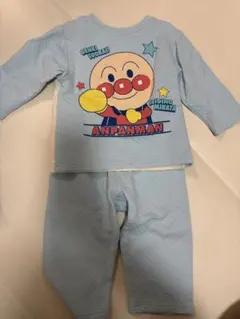 アンパンマン 水色 長袖パジャマ 90cm