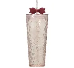 新品☆スターバックスホリデー2025コールドカップタンブラー リボン クリスマス