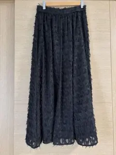 黒 ロングスカートのサムネイル