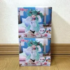 初音ミク Desktop Cute フィギュア ～猫耳Tシャツver.～ 2個