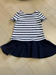 Polo Ralph Lauren ストライプ 半袖ワンピース 4/4T