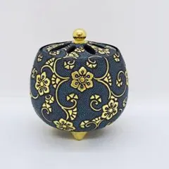 九谷焼 香炉 青粒金彩花唐草文 九谷伊平(林伊平) 桐箱入 - メルカリ