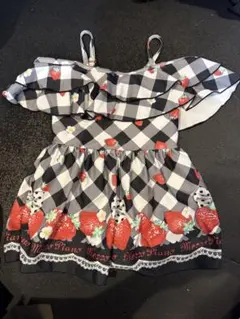 メゾピアノいちご水着110