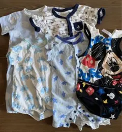ロンパース✳︎男の子✳︎青系✳︎まとめ売り☆5着