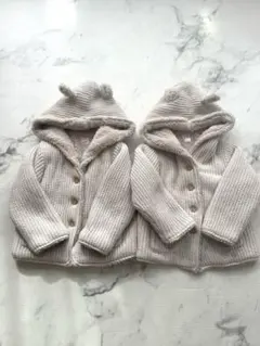 GAP 裏ボアくま耳カーディガン