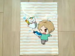 夏目友人帳　カフェ　ニャンコ先生と夏遊び　夏目貴志　A4クリアファイル