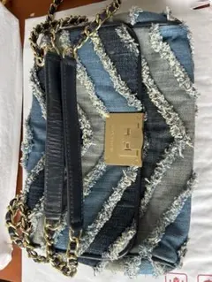 マイケルコース MICHAEL KORS チェーンショルダーバッグ デニム