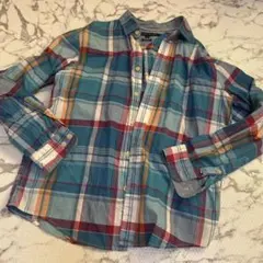 E TOMMY HILFIGER トミーヒルフィガー　チェック　長袖シャツ　長袖