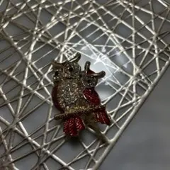 ブローチ3 フクロウ