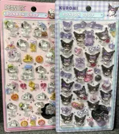 正規品⭐︎ボンボンドロップシール⭐︎クロミとスヌーピーきょうだいたち