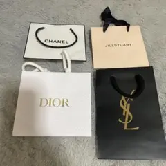CHANEL・DIOR・JILLSTUART・YSL ショッピングバッグセット