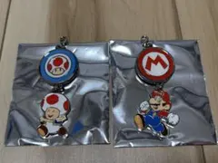 ユニバ　マリオ　キノピオ　チャームコレクション　2個セット