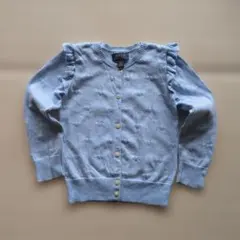 ラルフローレン　水色　カーディガン　110cm