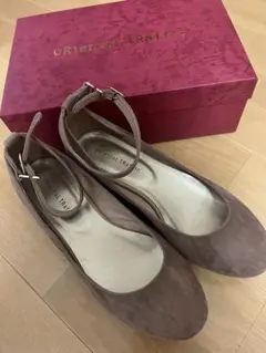 Oriental Traffic ブラウンウェッジソールパンプス