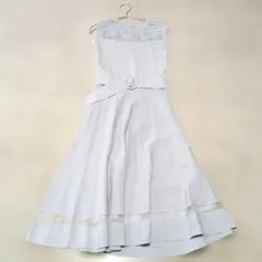 Apuweiser-riche レース切替ニットワンピース ノースリーブ 2