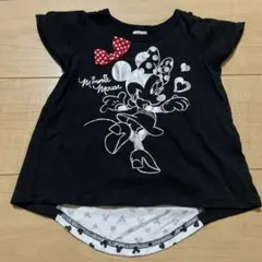 ミニーマウス Tシャツ ブラック 80