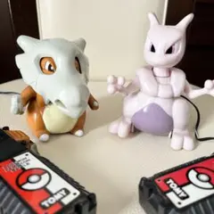 '99年製 ポケモン リモコン バトル カラカラ ミュウツー TOMY製