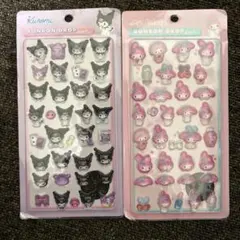 クロミ マイメロ ボンボンドロップ風シール