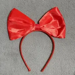 カチューシャ 真っ赤な可愛いリボン ミニー キッズ 大人 コスプレ道具 小物