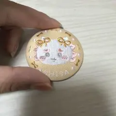 ちいかわ シーサー 刺繍缶バッジ
