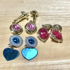 1980年代 オモチャイヤリング 3セット