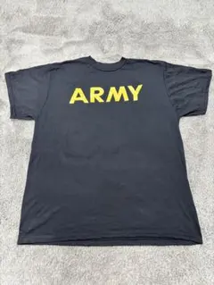 米陸軍実物 ARMY PT Tシャツ L 黒 USA古着のサムネイル