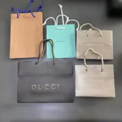 高級ブランド ショップ袋 5点セット