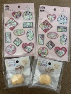 セリア　101匹わんちゃん　お尻シール　ウォーターシール