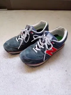 New Balance 574SBR ネイビー レッド スニーカー