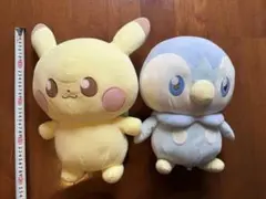 ポケピース ぬいぐるみ ピカチュウ＆ポッチャマ セット 約30cm