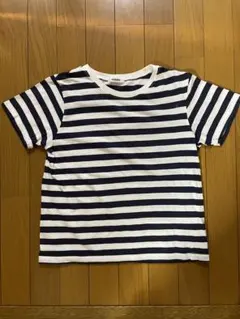 VANDASH ボーダー Tシャツ ネイビー ホワイト キッズ　150cmのサムネイル