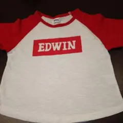 EDWIN ロゴプリント Tシャツ 110