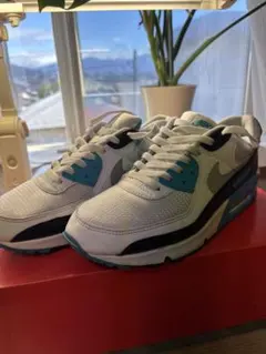 NIKE ナイキ エアマックス90 ホワイト ブラック グレー フォグ