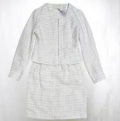 クリーニングPROPORTION BODY DRESSINGツイードスーツ上下2