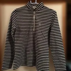 LANVIN SPORT ストライプ ハイネック Tシャツ 38
