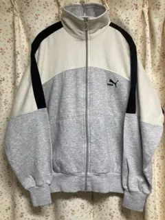 古着　90s PUMA スウェット　フルジップ　トラックジャケット