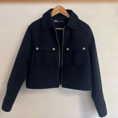 ZARA ザラ　アウター　ネイビー
