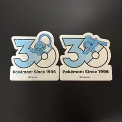 韓国限定　ポケモン　ポップアップ　30周年ステッカー　マナフィ 韓国限定】ポケモン 30周年 ステッカー マナフィ - メルカリ