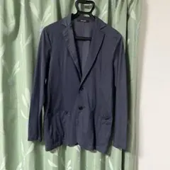 COMME CA MEN テーラードジャケット サマージャケット　ネイビーMのサムネイル