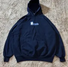 Jerzees ネイビー XL パーカー