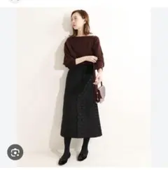 新品 IENA LA BOUCLE ドットジャガードタックスカート - メルカリ