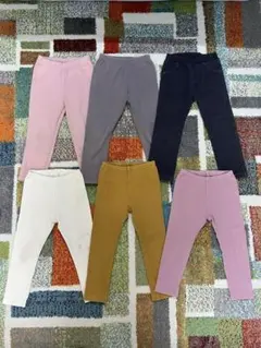 ユニクロ　レギンス　100サイズ　6枚　まとめ売り