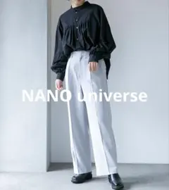 ⭐️NANO universe⭐️ピンストライプセンタープレスパンツ