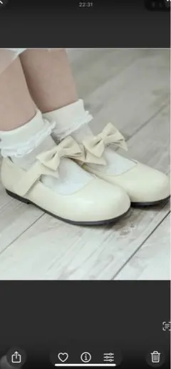 ドレスシューズ　未使用　17センチ　白　卒園式　入学式