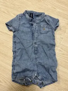 babyGAP デニム風ロンパース 半袖 6〜12ヶ月（70cm）