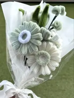 モールフラワー　枯れないお花　ミントグリーン