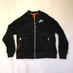 【美品】NIKE ナイキ ベロア トラックジャケット レディースM ブラック